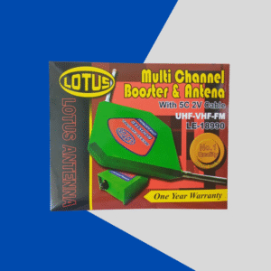 Lotus Multi Channel Booster & Antena with 5C 2V Cable UTF-VHF-FM