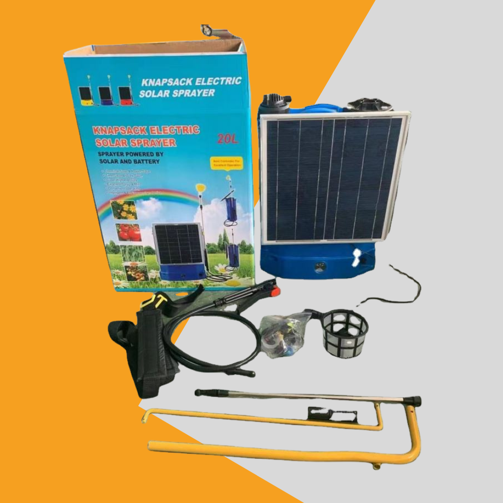 Battery and Manual 2 in 1 Knapsack Solar Power Sprayer 20L